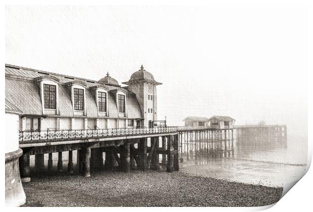 Disa pier ing Mono Print by Steve Purnell