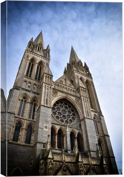 Truro Cathedral  Canvas Print by Brian Spooner
