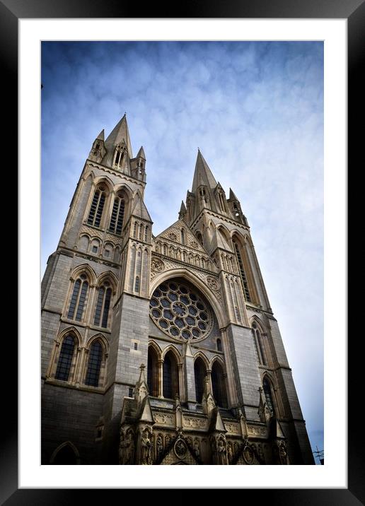 Truro Cathedral  Framed Mounted Print by Brian Spooner