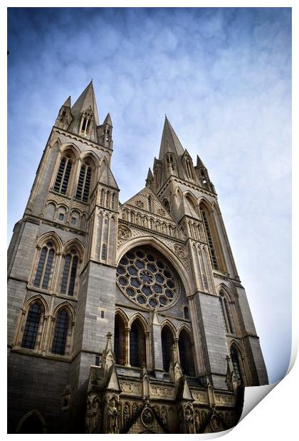 Truro Cathedral  Print by Brian Spooner