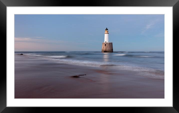 Rattray Head Lighthouse Evening Framed Mounted Print by Grant Glendinning