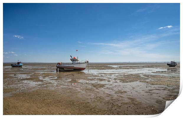 Low Tide Print by Rob Camp