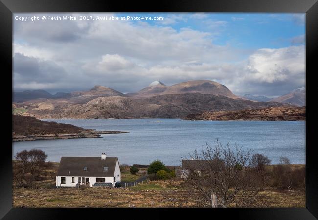 Kenmore on Loch Torridon Framed Print by Kevin White