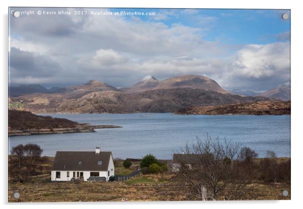 Kenmore on Loch Torridon Acrylic by Kevin White
