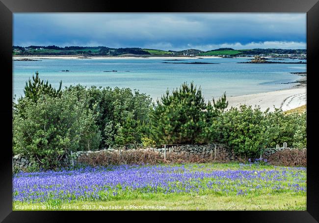 Tresco from St Martins in the Isles of Scilly Framed Print by Nick Jenkins