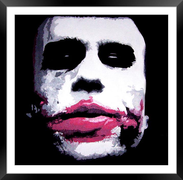 The Joker Framed Mounted Print by Toon Photography