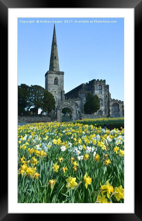 Asbury Church Framed Mounted Print by Andrew Heaps