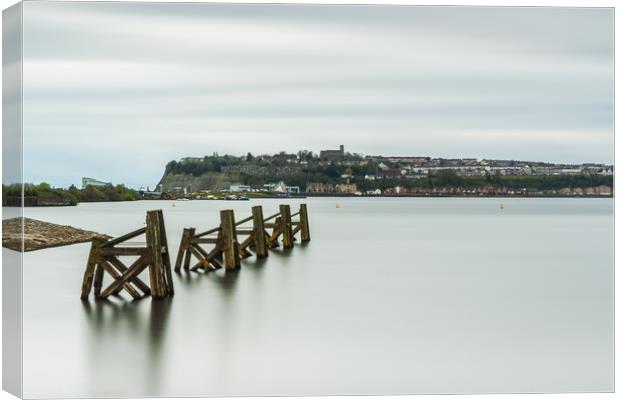 Four Minutes At Cardiff Bay Canvas Print by Steve Purnell