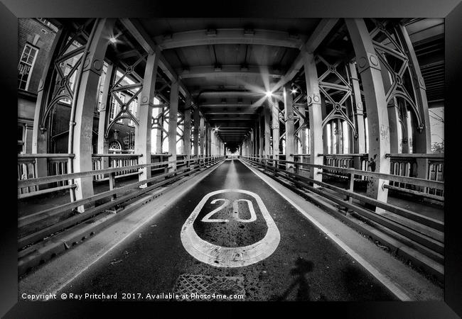 High Level Bridge  Framed Print by Ray Pritchard