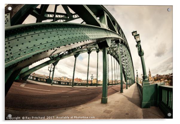 Tyne Bridge 8mm Acrylic by Ray Pritchard