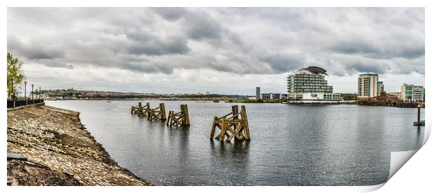 Cardiff Bay Panorama Print by Steve Purnell