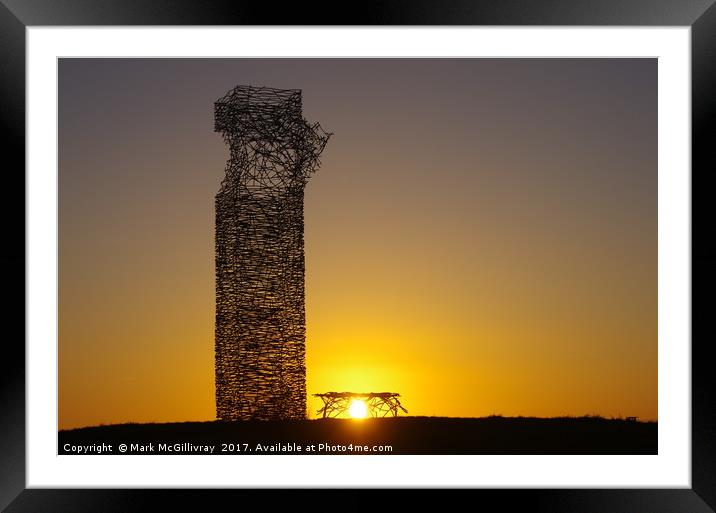 Skytower Sunset 2 Framed Mounted Print by Mark McGillivray