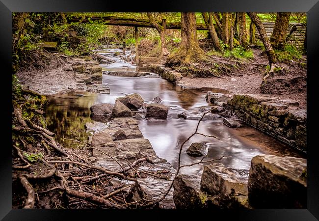 Dow Lane Stream Framed Print by Jonathan Thirkell