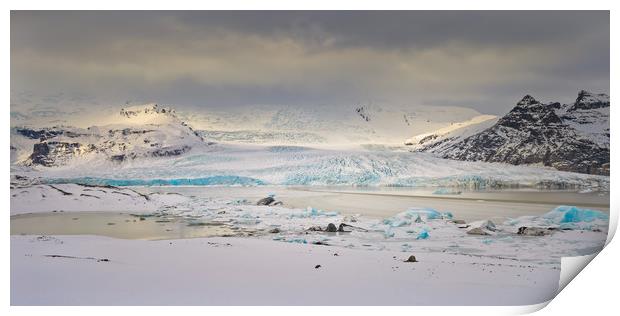 Vatnajökull  Print by Richard Astbury