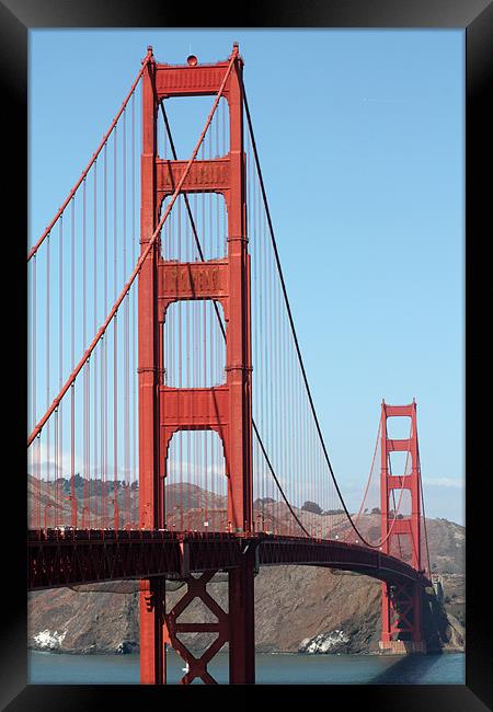 Golden Gate Bridge Framed Print by Gavin Liddle
