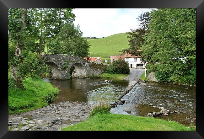 The Bridge at Malmsmead, Devon Framed Print by graham young