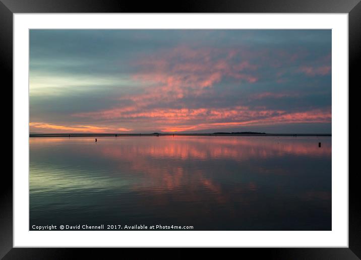 West Kirby Cloudscape       Framed Mounted Print by David Chennell