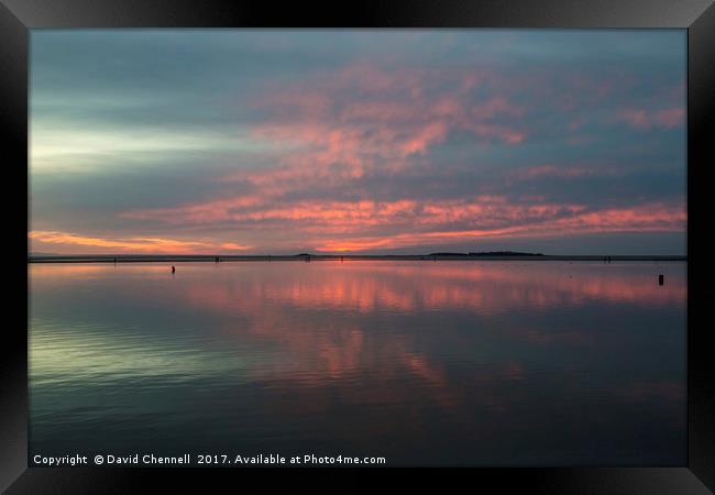 West Kirby Cloudscape       Framed Print by David Chennell