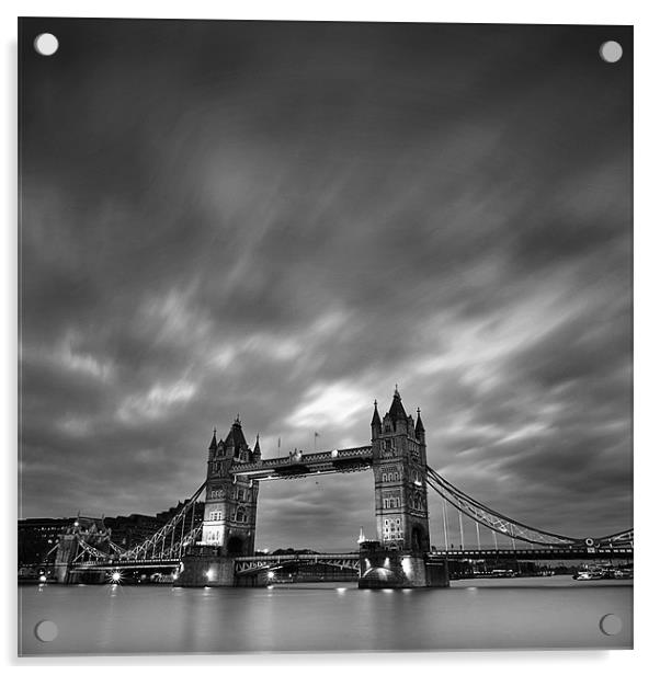 Tower Bridge - London Acrylic by Sebastian Wuttke