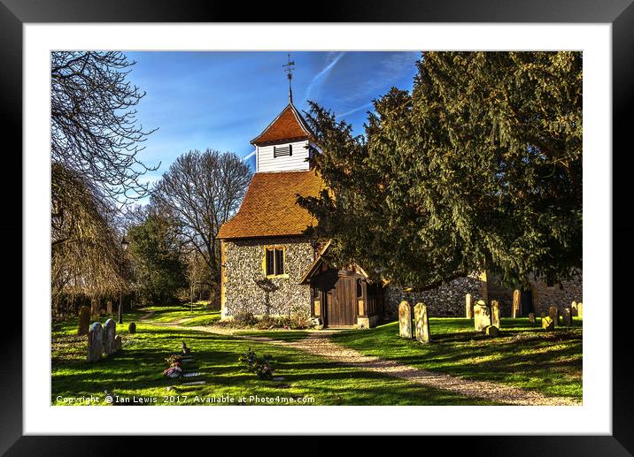 Sulhamstead Abbots Church of St Mary Framed Mounted Print by Ian Lewis