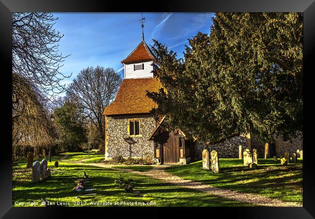Sulhamstead Abbots Church of St Mary Framed Print by Ian Lewis