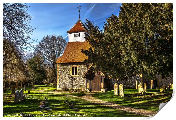 Sulhamstead Abbots Church of St Mary Print by Ian Lewis