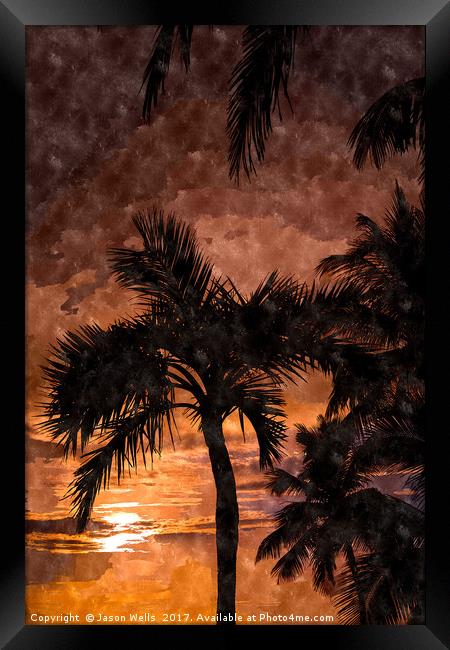 Dawn in Cayo Coco Framed Print by Jason Wells