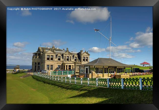 The Old Course, St Andrews, Scotland Framed Print by ALBA PHOTOGRAPHY