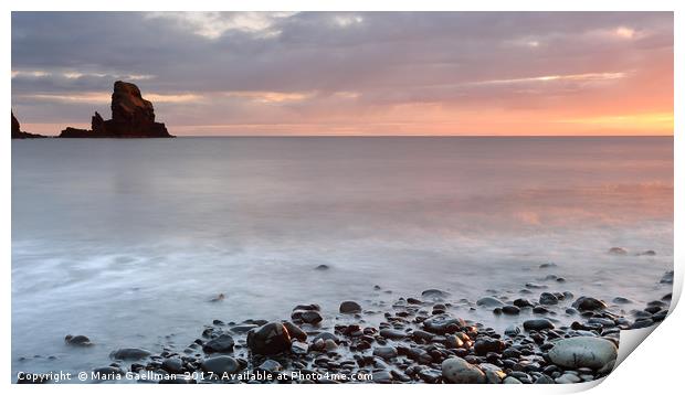 Talisker Point at Sunset Print by Maria Gaellman