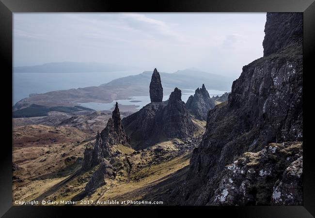 The Old Man Of Storr Framed Print by Gary Mather