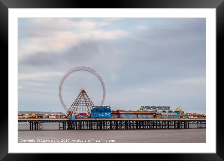 Wheel on the Central Pier Framed Mounted Print by Jason Wells