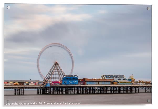 Wheel on the Central Pier Acrylic by Jason Wells