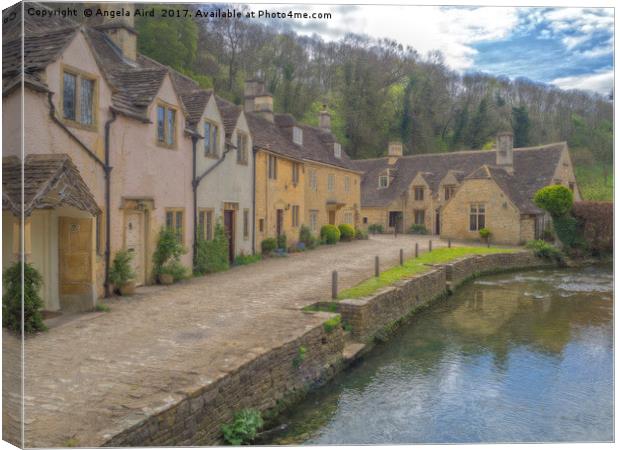 Castle Combe. Canvas Print by Angela Aird