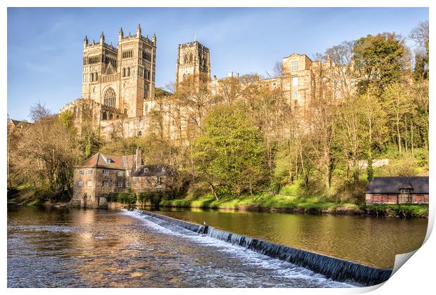 Durham Cathedral Print by Kevin Tate