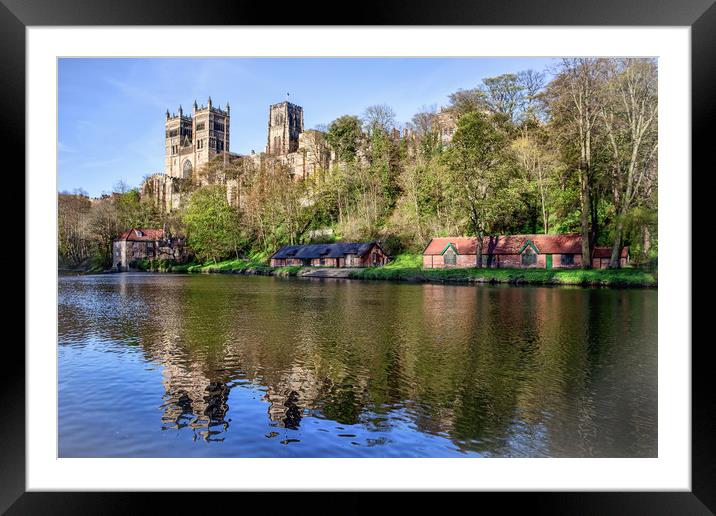 Durham Cathedral Framed Mounted Print by Kevin Tate