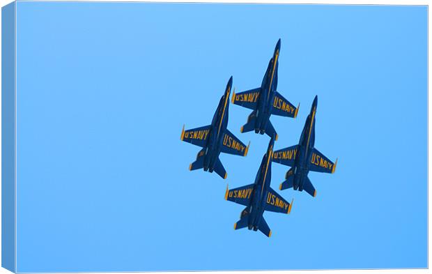 The Blue Angels Canvas Print by Gavin Liddle