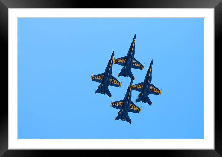 The Blue Angels Framed Mounted Print by Gavin Liddle