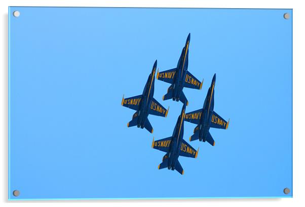 The Blue Angels Acrylic by Gavin Liddle