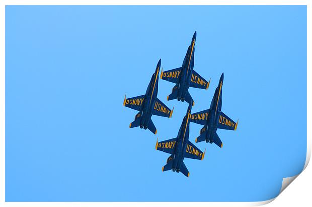 The Blue Angels Print by Gavin Liddle