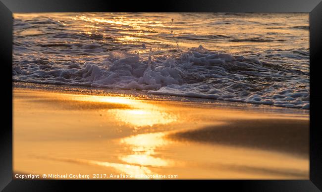 Golden Sunset Framed Print by Michael Goyberg