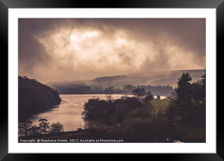 Tunstall Reservoir Framed Mounted Print by Stephanie Knotts