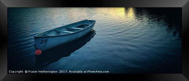 Boat on the Loch Framed Print by Fraser Hetherington