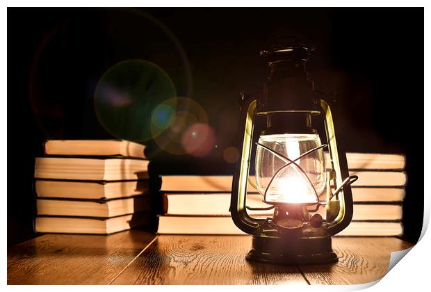 The light of knowledge Print by Dobrydnev Sergei