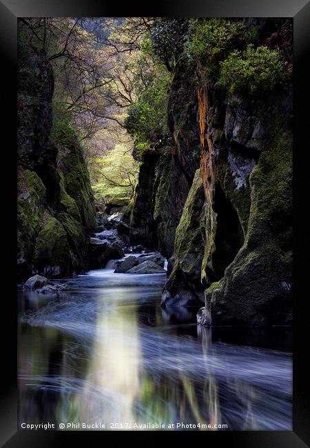 Fairy Glen Betws-y-Coed Framed Print by Phil Buckle