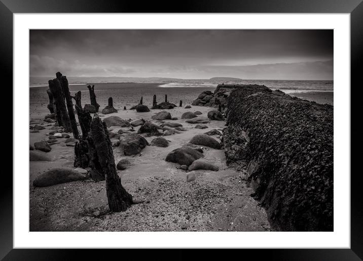 Time & Tide Framed Mounted Print by Sean Wareing
