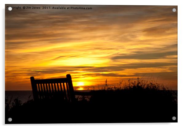 Take a seat for sunrise Acrylic by Jim Jones