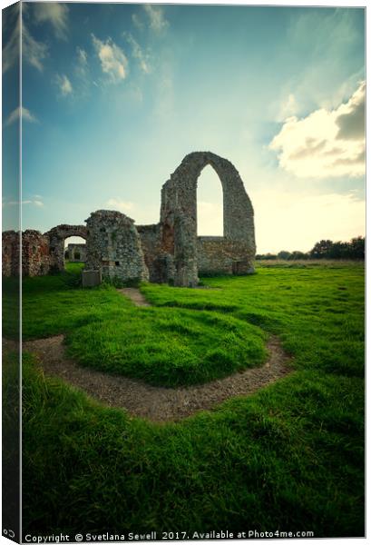 Entrance to Abbey Canvas Print by Svetlana Sewell