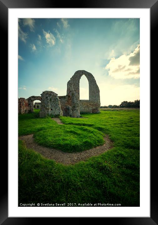 Entrance to Abbey Framed Mounted Print by Svetlana Sewell