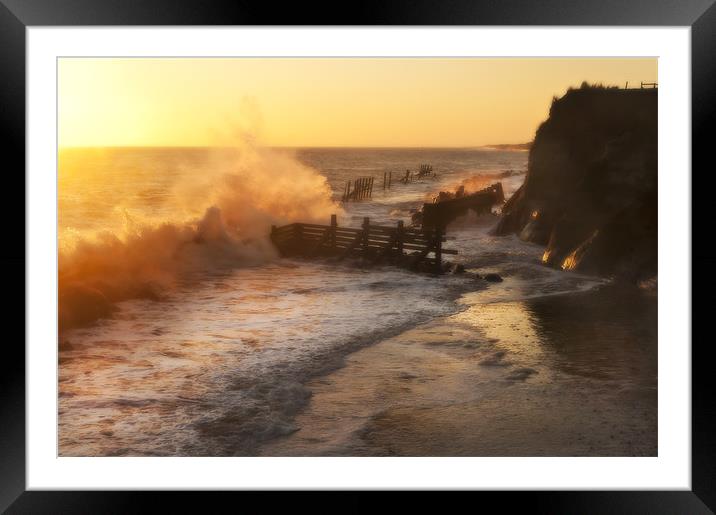 Happisburgh Morning Framed Mounted Print by Stephen Mole