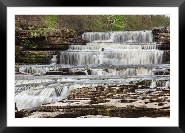 Best waterfalls in UK Framed Mounted Print by Kevin White